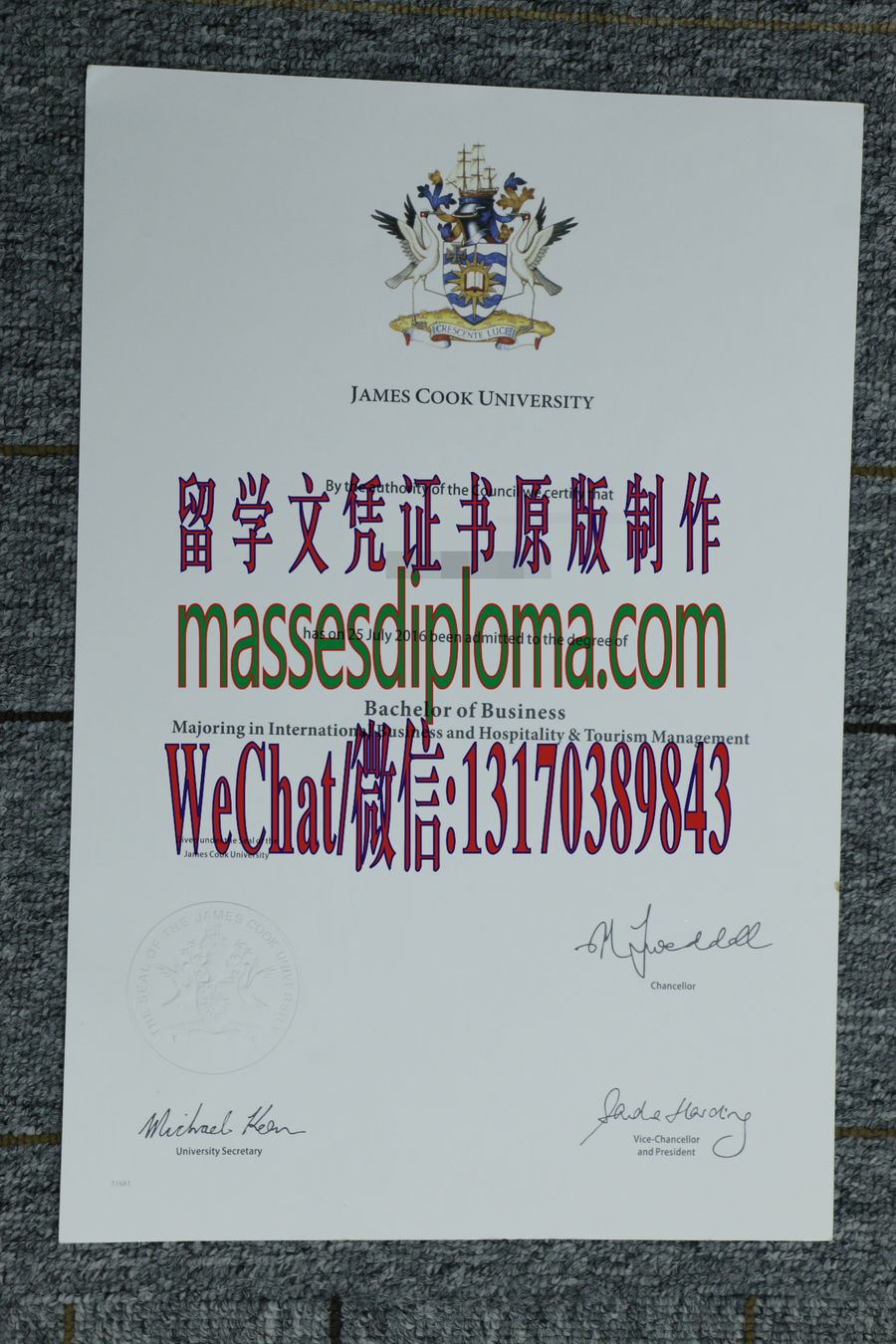 一比一原版詹姆斯·库克大学毕业证 一比一原版詹姆斯·库克大学毕业证