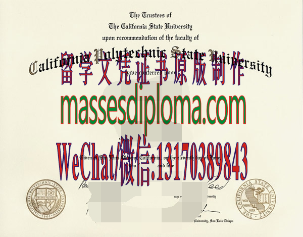 仿制加州州立理工大学圣路易斯奥比斯堡分校文凭 仿制加州州立理工大学圣路易斯奥比斯堡分校文凭