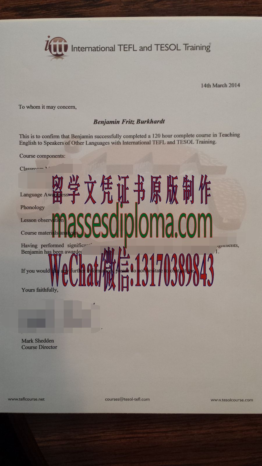 办理制作国际TEFL和TESOL培训教师证书 办理制作国际TEFL和TESOL培训教师证书