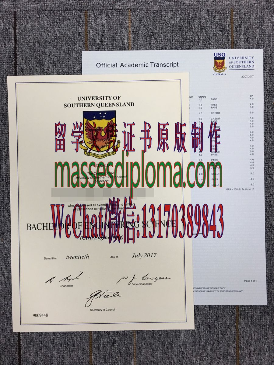 原版南昆士兰大学毕业证 原版南昆士兰大学毕业证