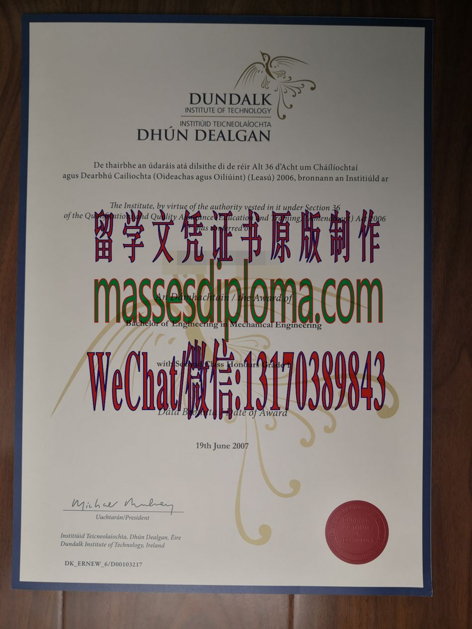原版敦达克理工学院毕业证 原版敦达克理工学院毕业证