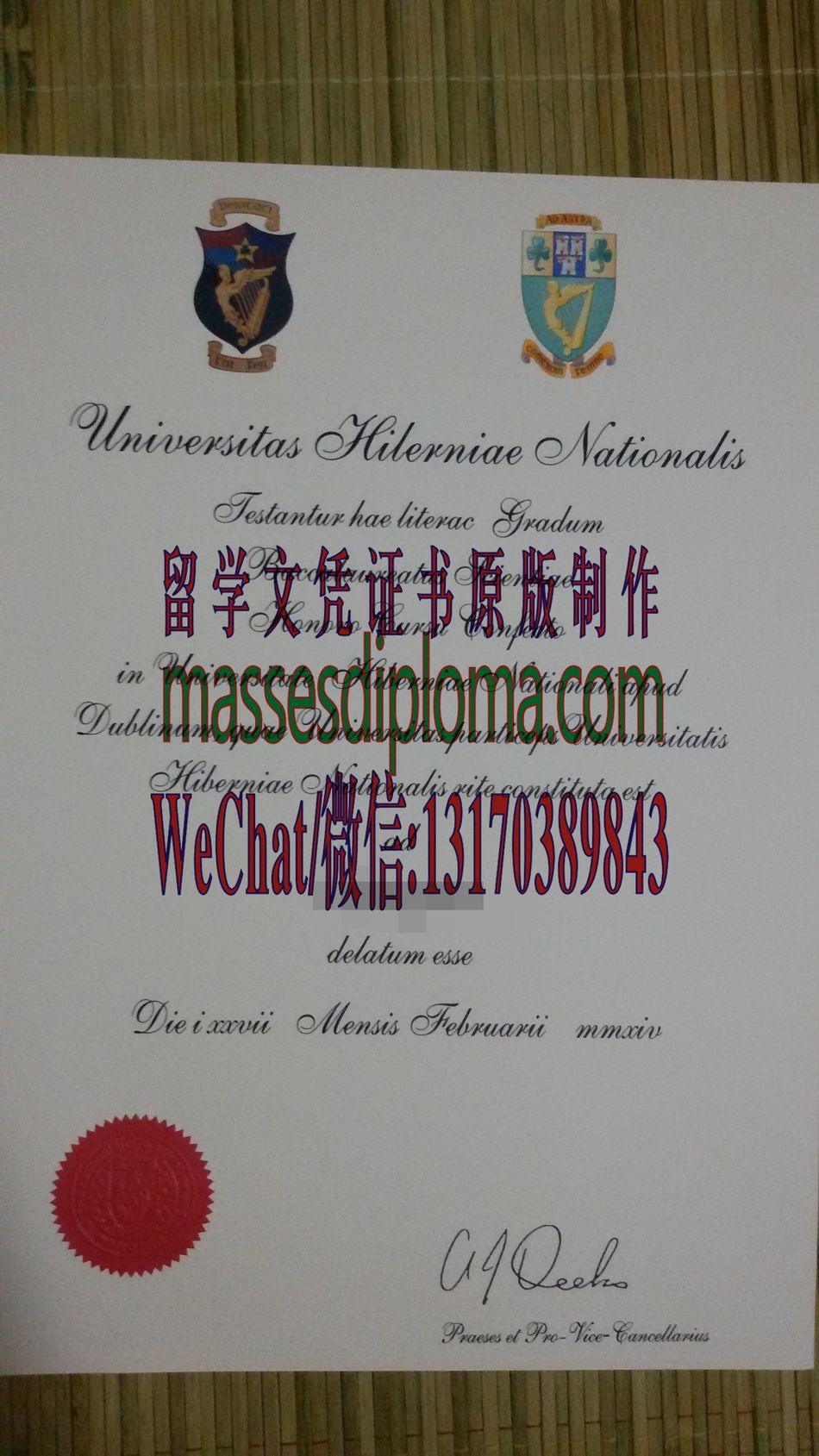 原版都柏林大学毕业证 原版都柏林大学毕业证