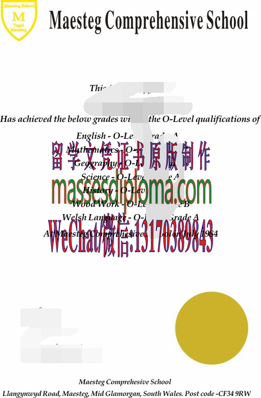 定制购买马斯泰格综合学校成绩单 定制购买马斯泰格综合学校成绩单