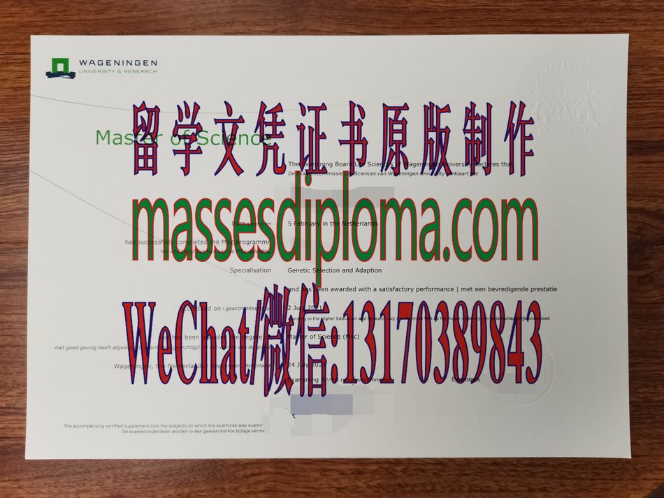 瓦赫宁根大学毕业证哪里能办理 瓦赫宁根大学毕业证哪里能办理