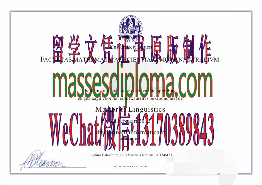 荷兰莱顿大学毕业证哪里能办理 荷兰莱顿大学毕业证哪里能办理